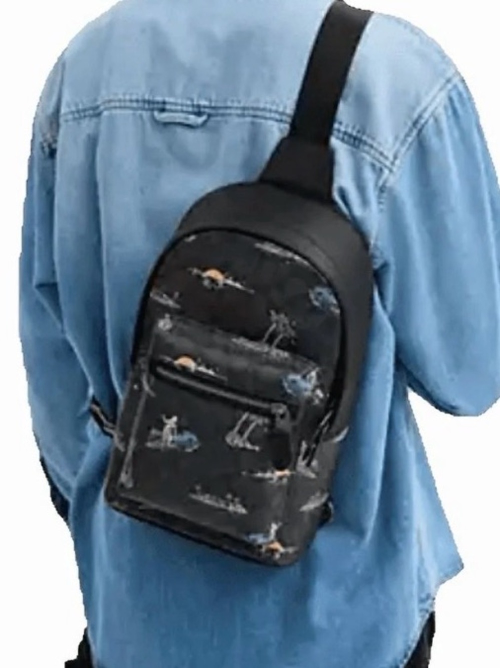 Coach West Pack In Signature Canvas W/Surf Print—Unisex—NEW W/Tags—$350–Great